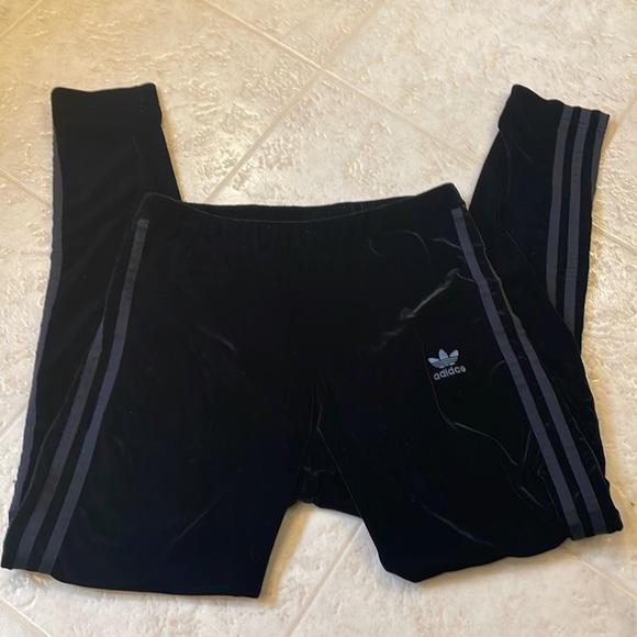 Adidas Velvet Leggings - Picture 1 of 1